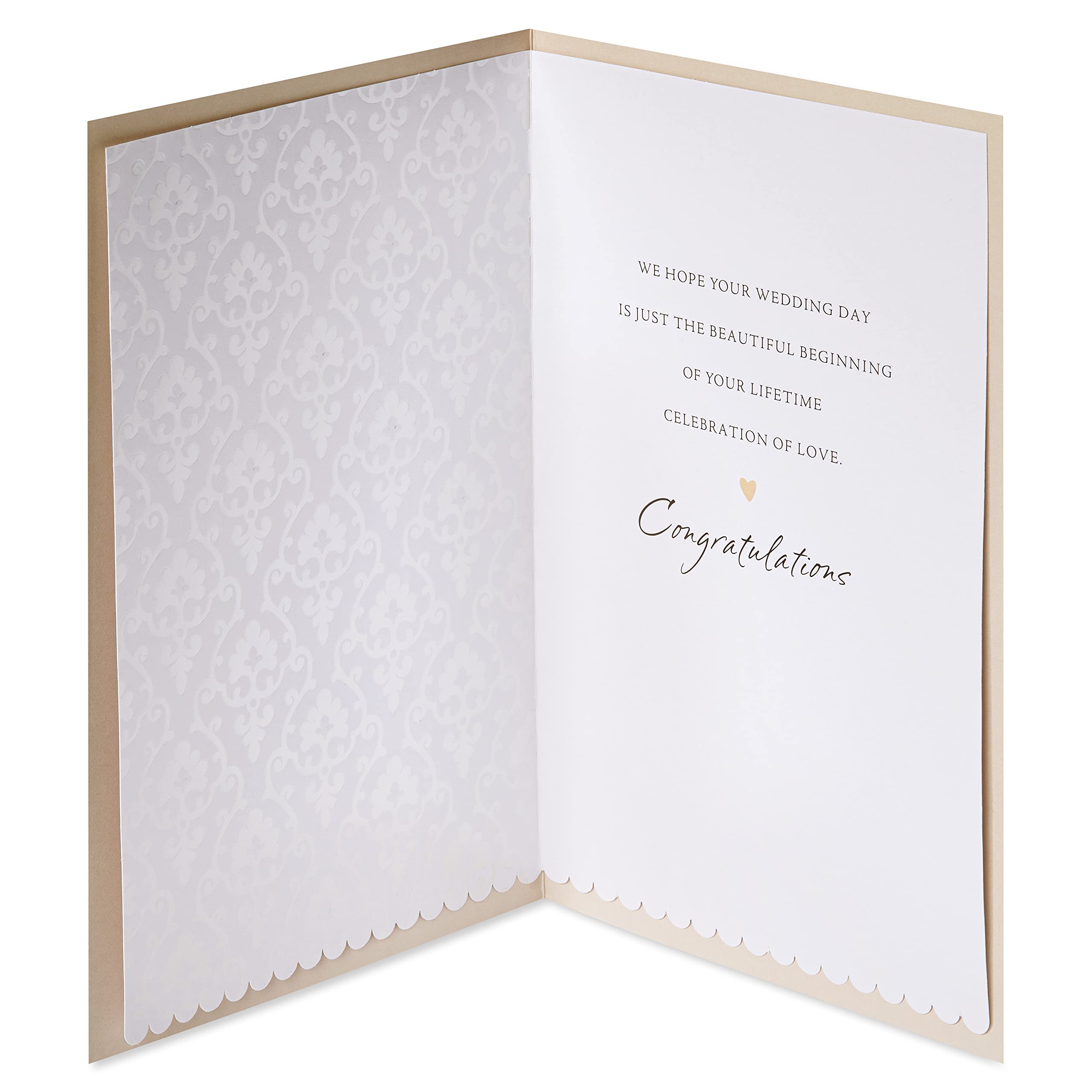 American Greetings Wedding Card (Beautiful Beginning) - Image 2
