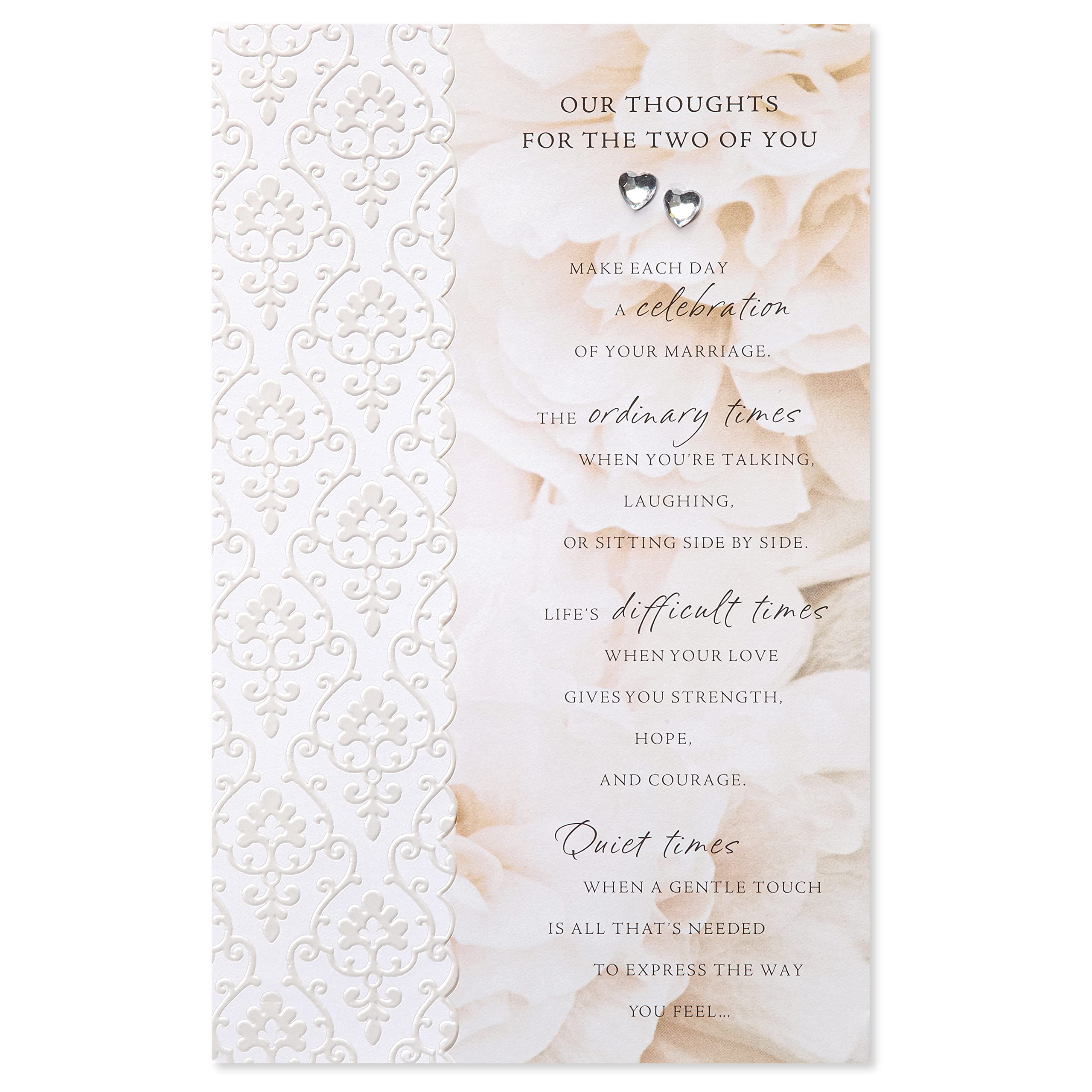 American Greetings Wedding Card (Beautiful Beginning) - Image 4
