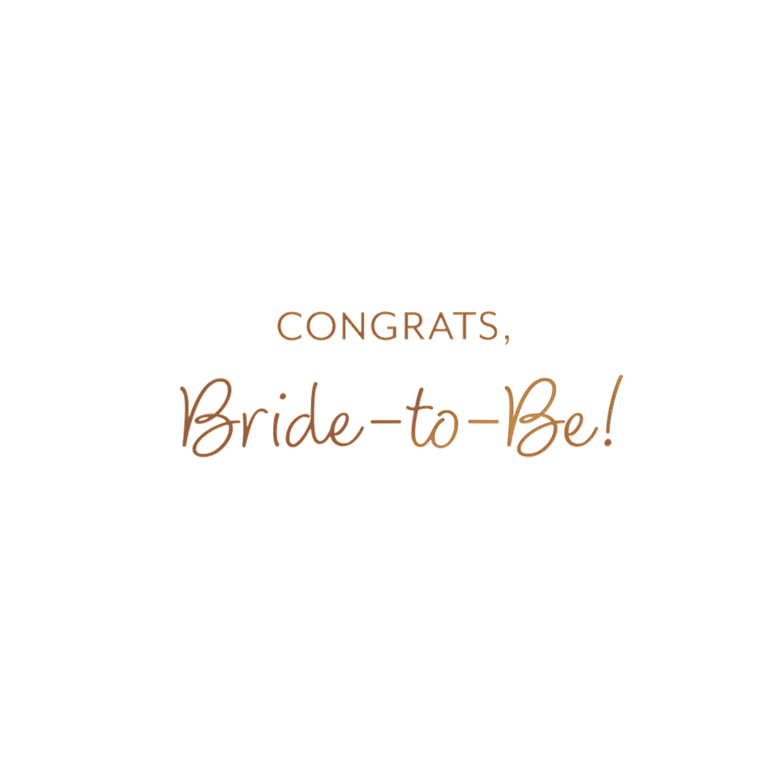 American Greetings Wedding Card for Bride to Be (Congrats) - Image 3
