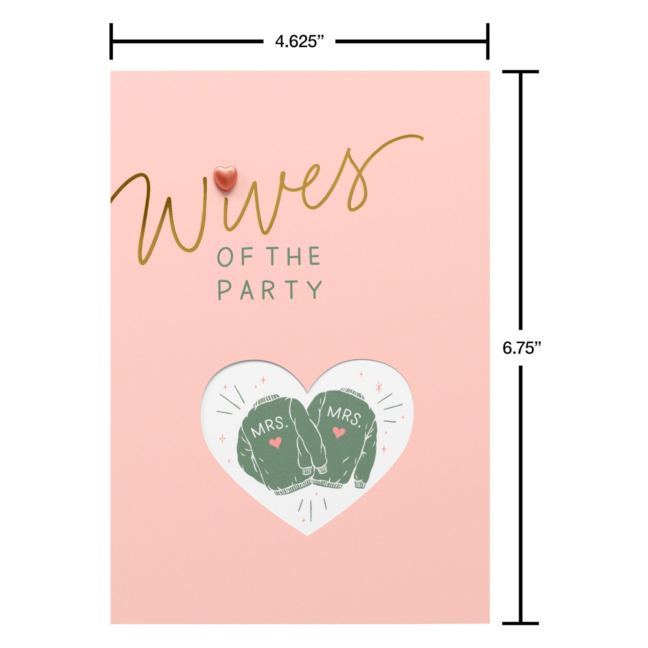 American Greetings Wedding Card for Two Brides (Love Looks Good) - Image 5