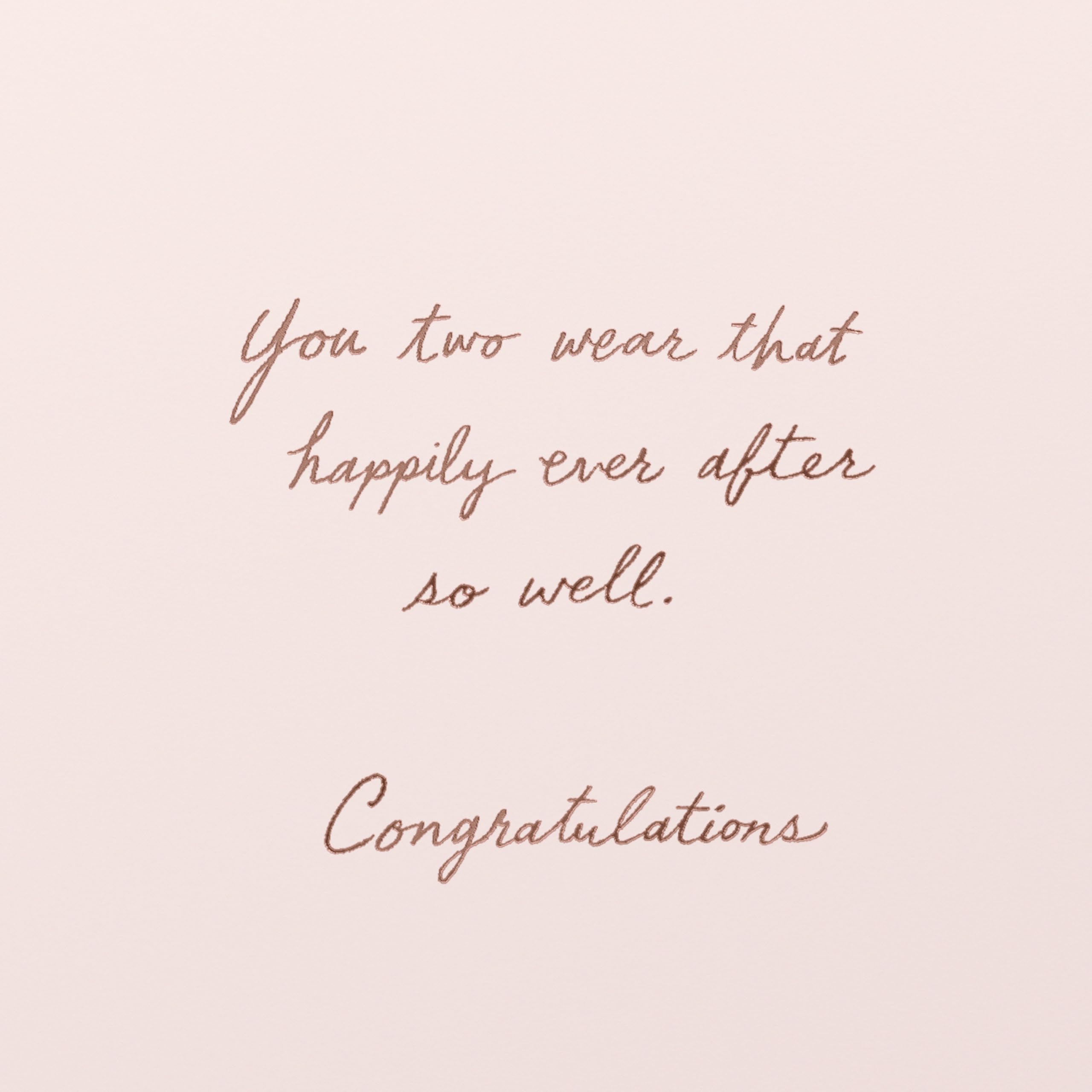 American Greetings Wedding Card for Two Grooms (Happily Ever After) - Image 3