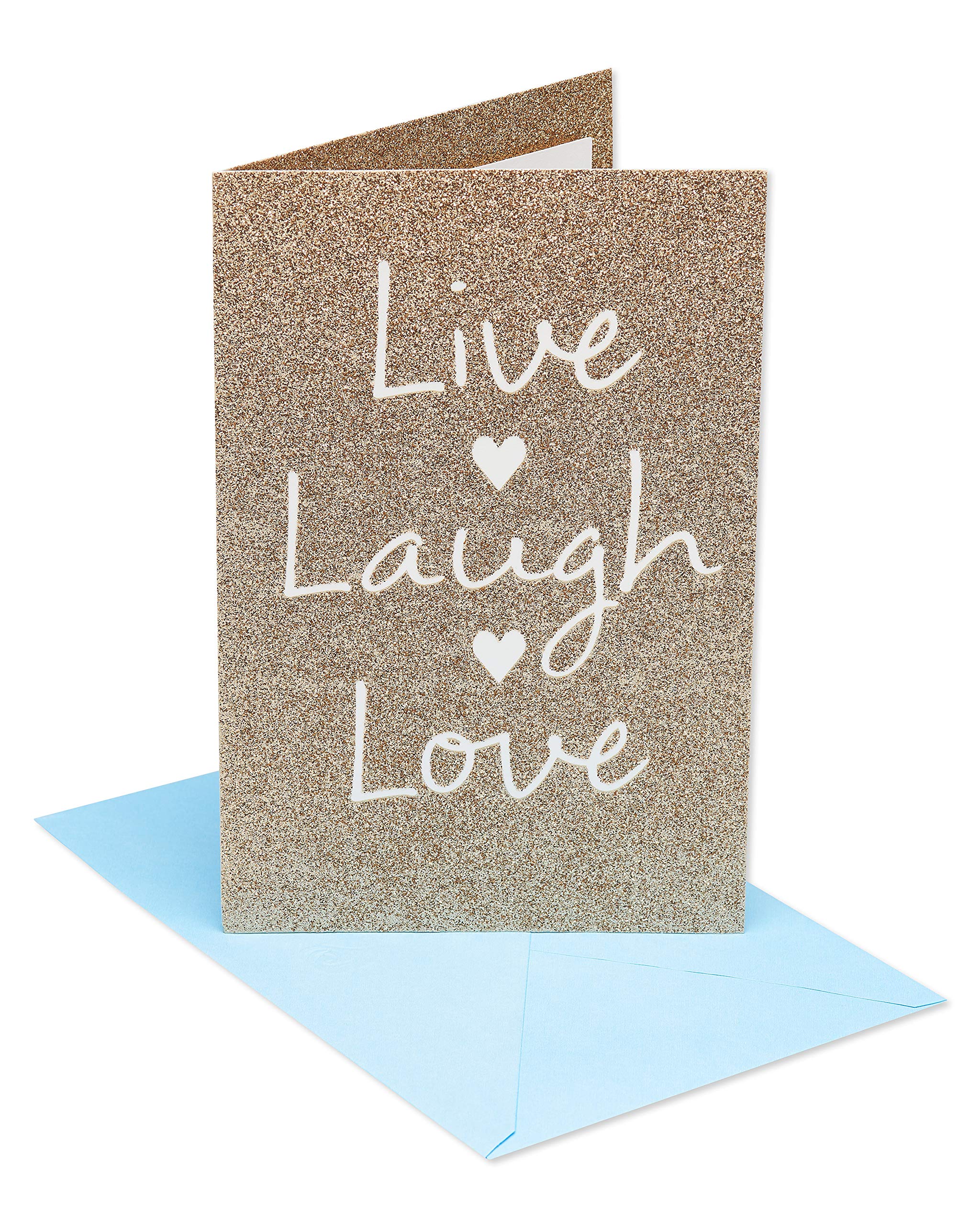 American Greetings Wedding Card (Live Laugh Love)