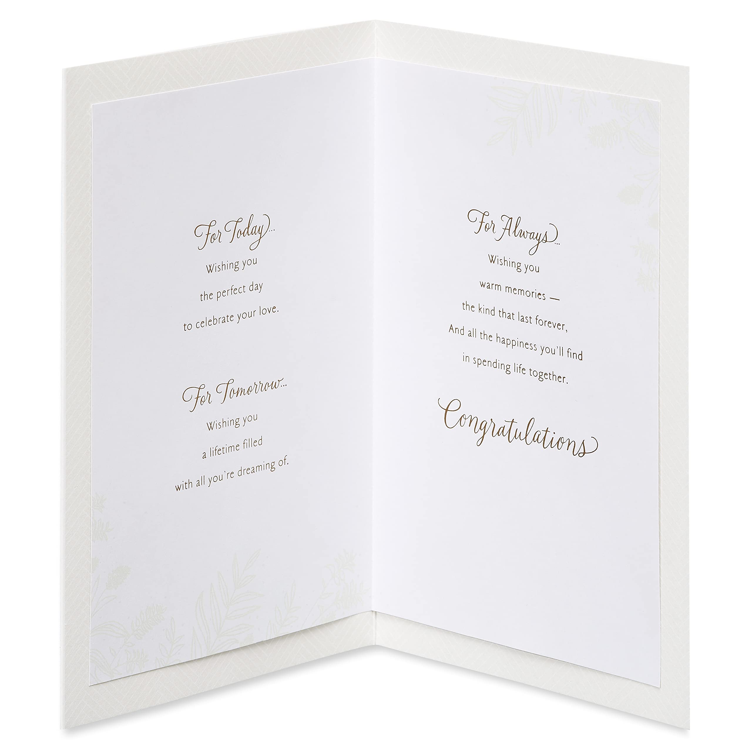 American Greetings Wedding Card (The Happiness You'll Find) - Image 2