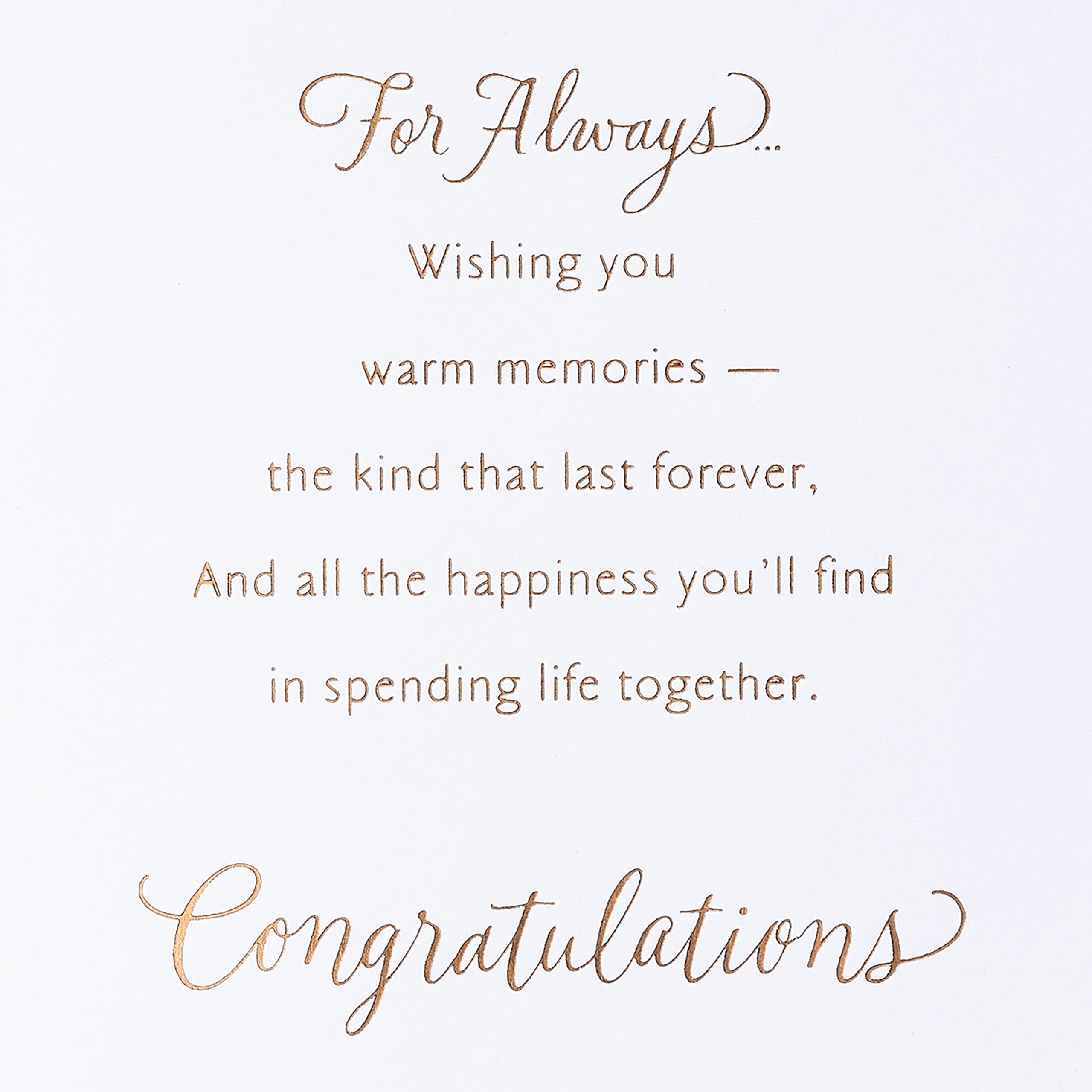 American Greetings Wedding Card (The Happiness You'll Find) - Image 4