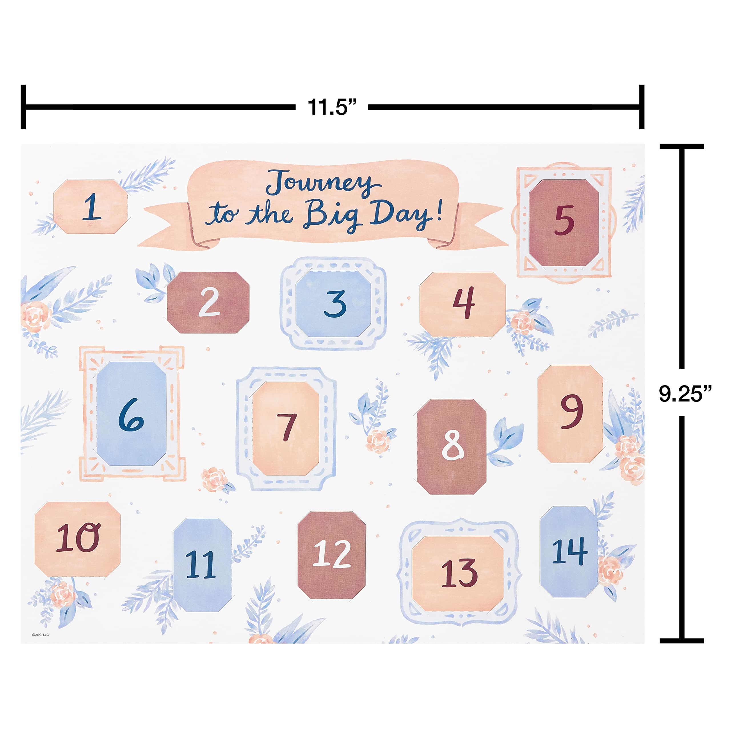 American Greetings Wedding Shower Card (Countdown Calendar) - Image 3