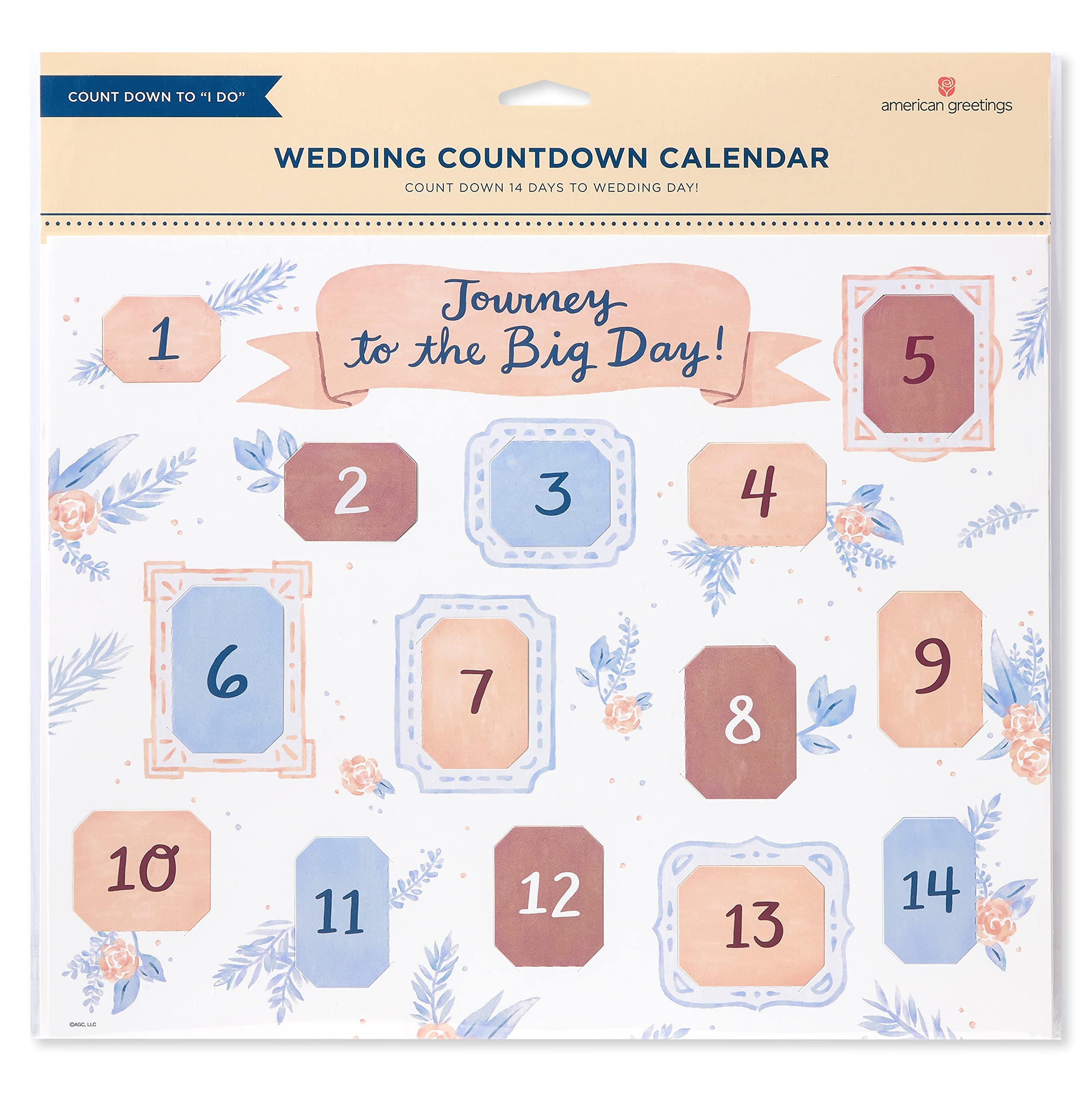 American Greetings Wedding Shower Card (Countdown Calendar) - Image 4