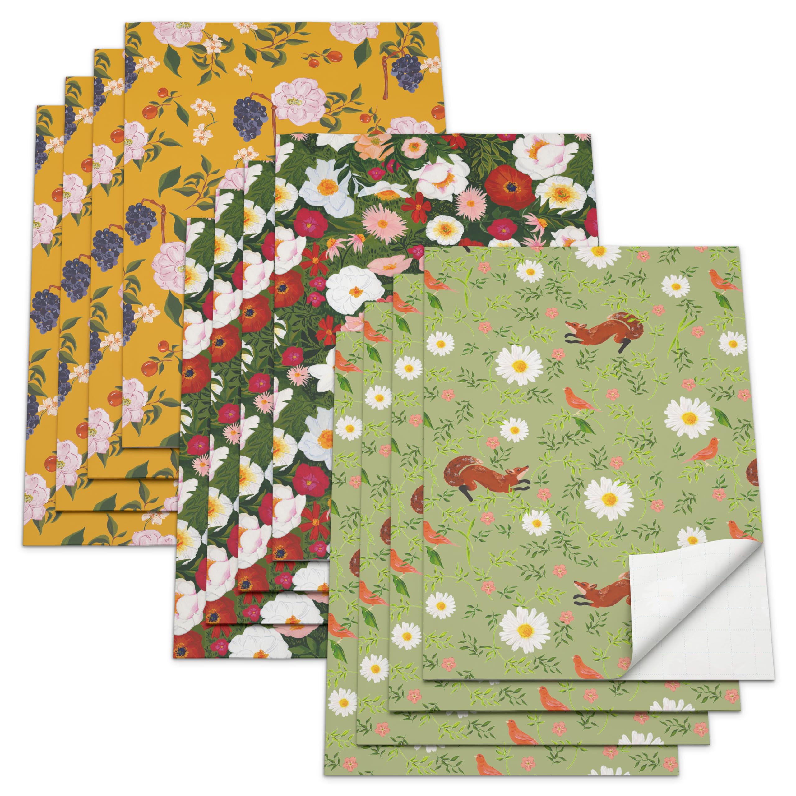 American Greetings Wrapping Paper Sheets with Gridlines, Designed by Pen and Pillar (12 Sheets, 30 in. x 20 in.)