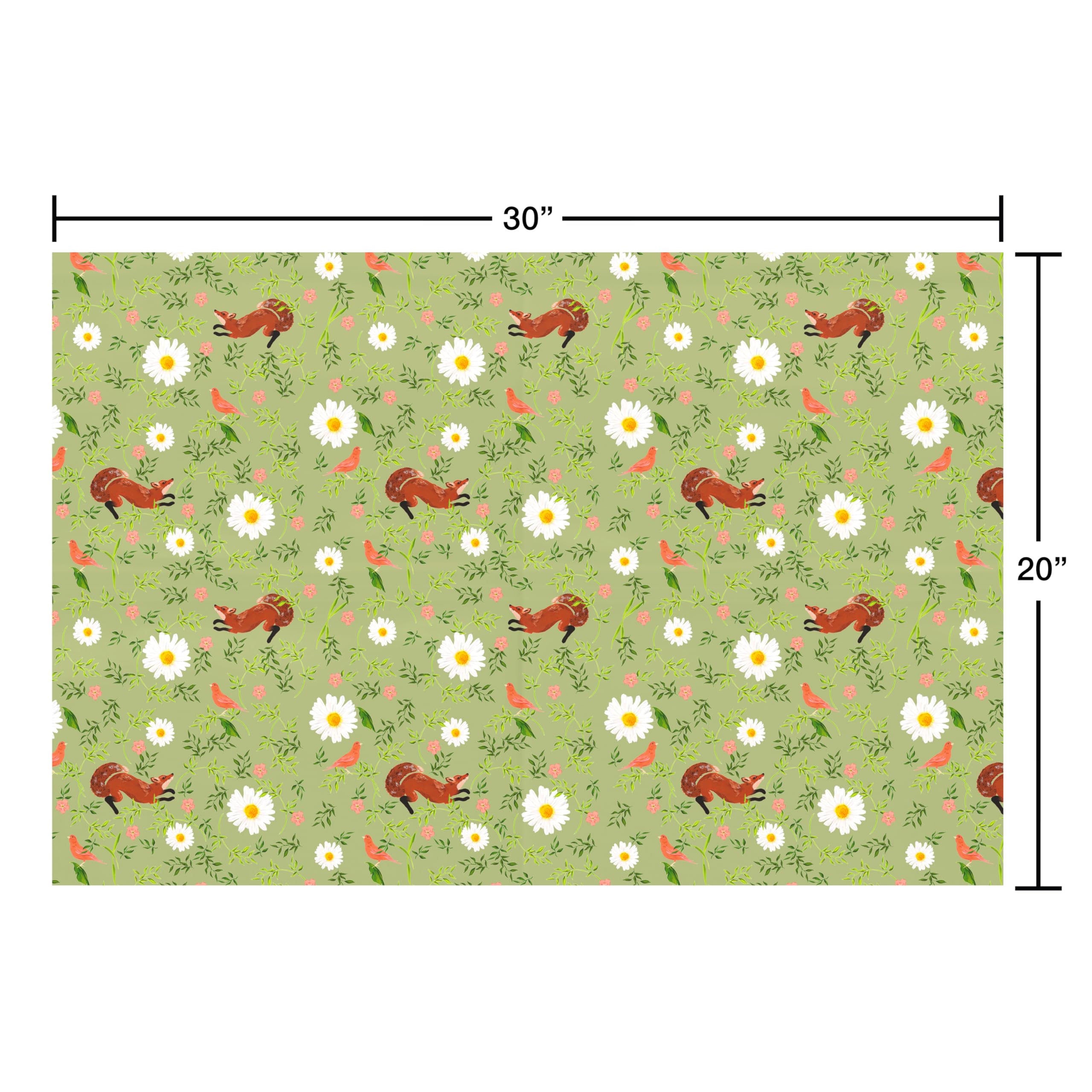 American Greetings Wrapping Paper Sheets with Gridlines, Designed by Pen and Pillar (12 Sheets, 30 in. x 20 in.) - Image 5